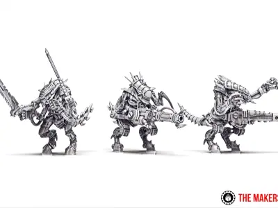 Iron Hive - Warriors set 1 3D print model