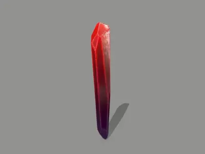 Crystal Set sword Low-poly 3D model buy