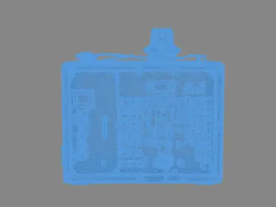 Industrial Control Box and Breaker Game Ready PBR Pack Low-poly 3D model