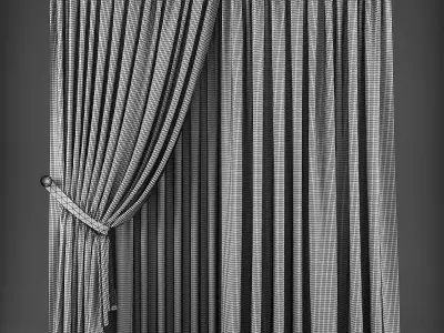 Curtain 3D model 334 Low-poly 3D model