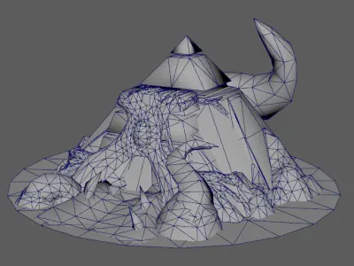 Marmoset Py Ramid Low-poly 3D model