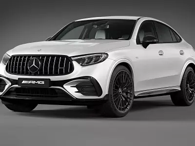 2024 Mercedes-Benz GLC 43 AMG Coupe 3D model