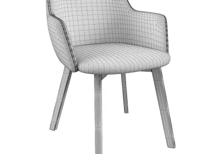 chair Bella 3D model
