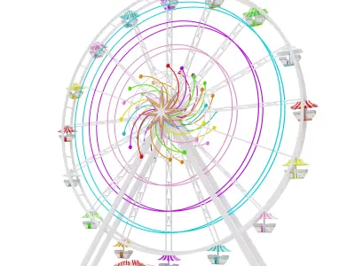Ferris Wheel 3D model