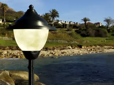 STREET LIGHT Low-poly 3D model 4