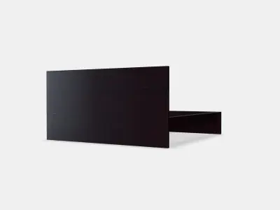 MALM Bed frame high 21 Low-poly 3D model