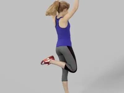 10x Kid Woman Man Child Boy Teenage Girl Summer Sitting Vol01  3D Model Pack