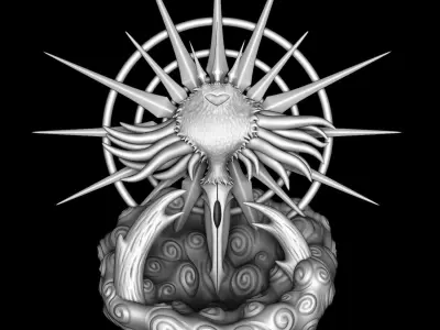 Radiance - Hollow Knight  3D print model