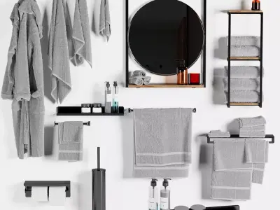 Bathroom-set 3D model