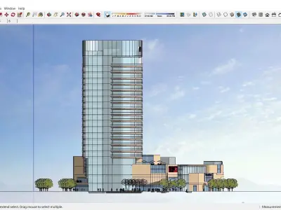 Sketchup Shopping Center E3 3D model
