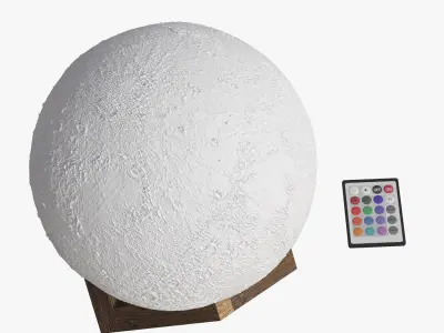 Night light Berger Moon 3D model