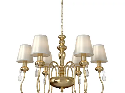 Hanging chandelier Meki 4723-6 3D model