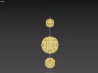 Imperium Loft Beads Perdant Lamp Low-poly 3D model