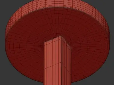 TUBULAR chandelier with wires hanging from it 3D model