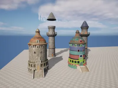 Castle 3D model