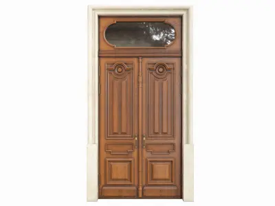 Entrance classic door 63 3D model