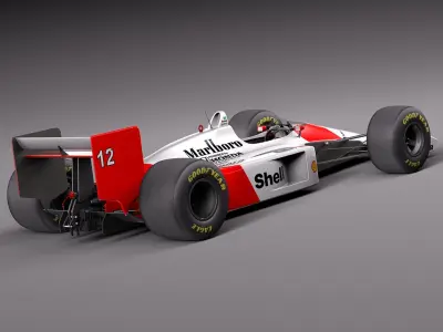  McLaren Honda Mp4-4 Ayrton Senna F1 