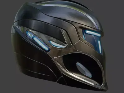 SciFi Helmet 3D model