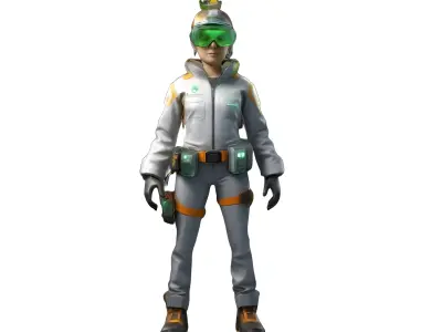 Futuristic Character Pack - Vol 1 3D print model