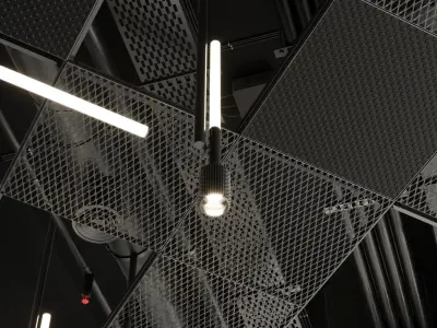 Industrial ceiling 6 3D model