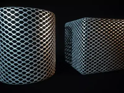 Seamless Aluminum Wire Textures Texture