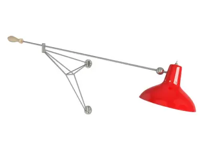 Metallic Wall Lamp Diana Delightfull 3D model