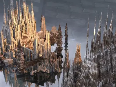 North Land Palace of New Dawn Kit bash 3D model