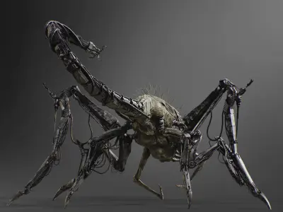 Griever Low-poly 3D model