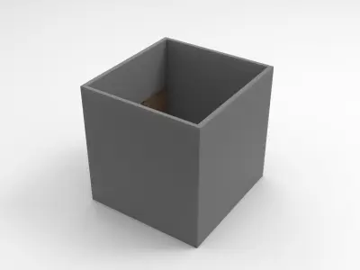 Ticino Plant Pot Low-poly 3D model