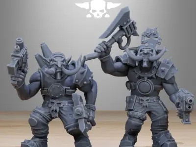 Orkaz Trolls 3D print model