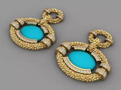 Earring 08 3D print model