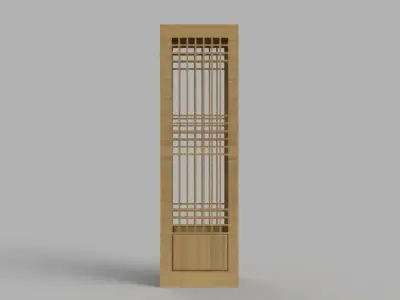 asian light box for floor - desk and table 3D print model