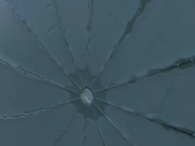 Sci-Fi Air-went Low-poly 3D model