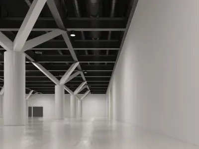 Contemporary Warehouse Gallery 18 3D model