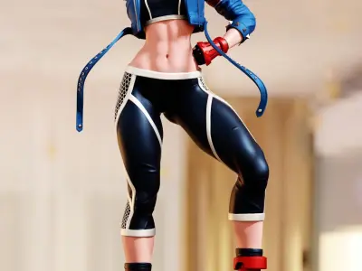 cammy street fighter 6 3D print model