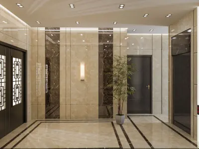 Modern Entrance  3D model
