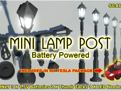 Mini Lamp Post  3D print model