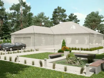 Scene 02 Archexteriors vol 19 3D model