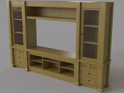 Entertainment Media Console 3D model