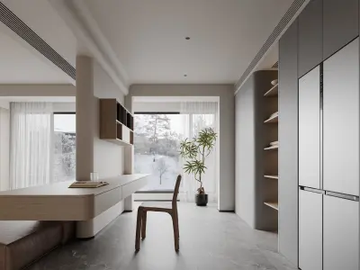 apartment interior scenes    3D model 19