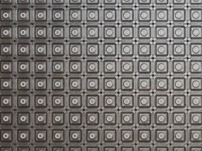 Sci-Fi Wall PBR Seamless Texture