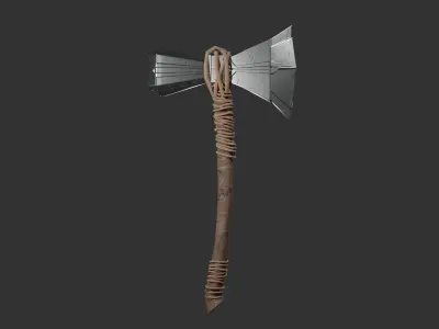 Stormbreaker viking axe 3D model