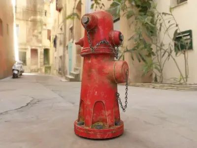 Fire Hydrant Plug Free 3D model