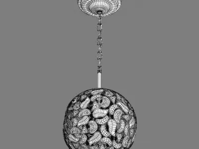 727011 Verona Lightstar Pendant chandelier 3D model