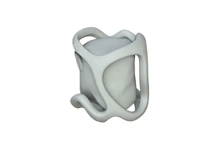 SciFi Shape Object Low Poly Low-poly 3D model 13