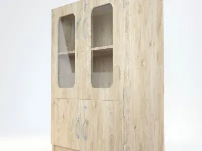 Wooden Cabinet 19 3D model