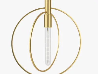 Hudson Valley 3050-AGB Masonville Light Pendant 3D model