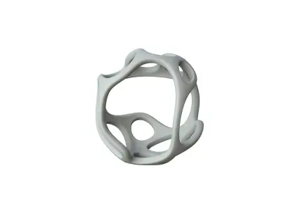 SciFi Cube Object No 41824 Low Poly Shape Texture