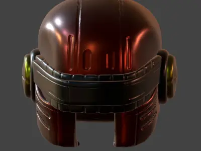 Helmet plastic mask protection pollution  Low-poly 3D model 3D model