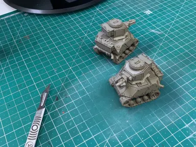 WW2 American Grot Tanks 3D print model